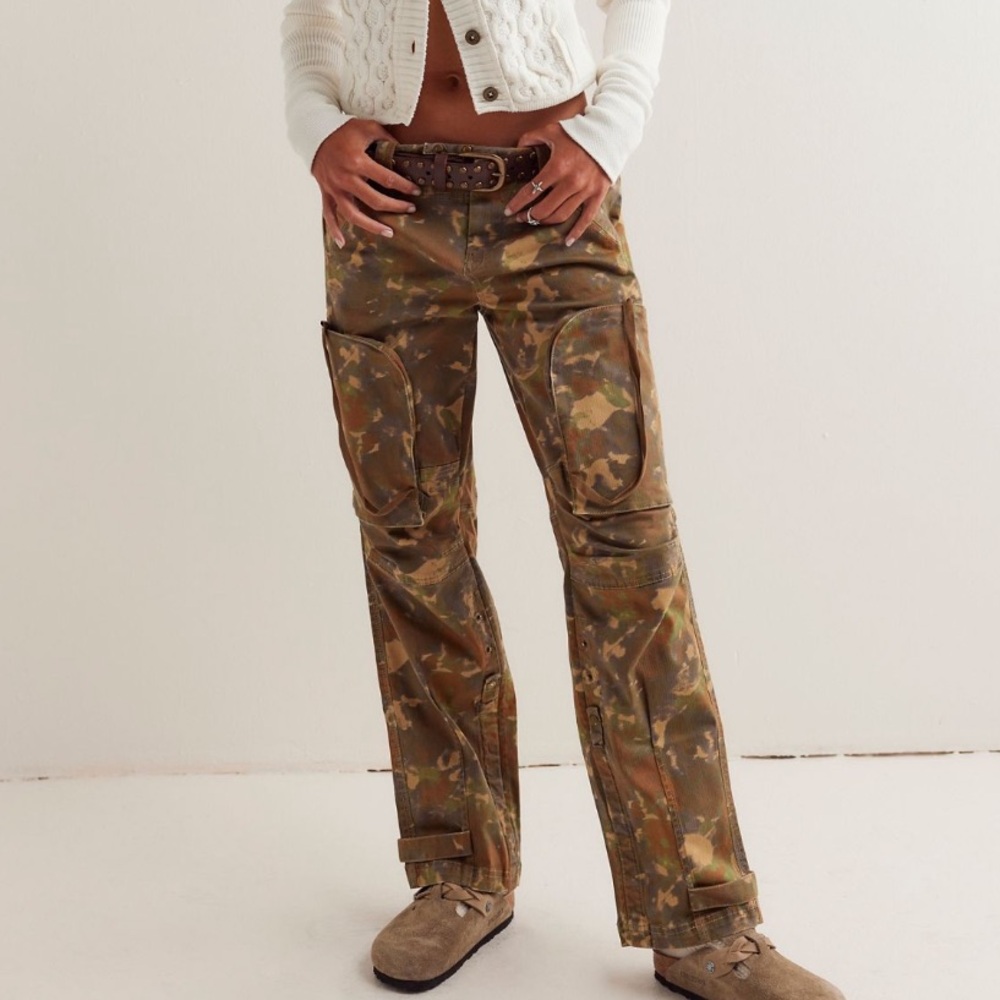 Free People Slouchy Cargo Pants
